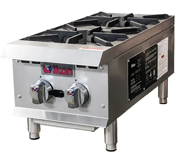 Ikon Two Burner Gas Hot Plate - 50,000 Btu Ihp-2-12 1
