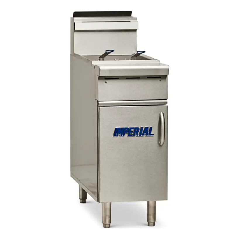 Imperial 15" Floor Model Gas Fryer Ihr-F50 1
