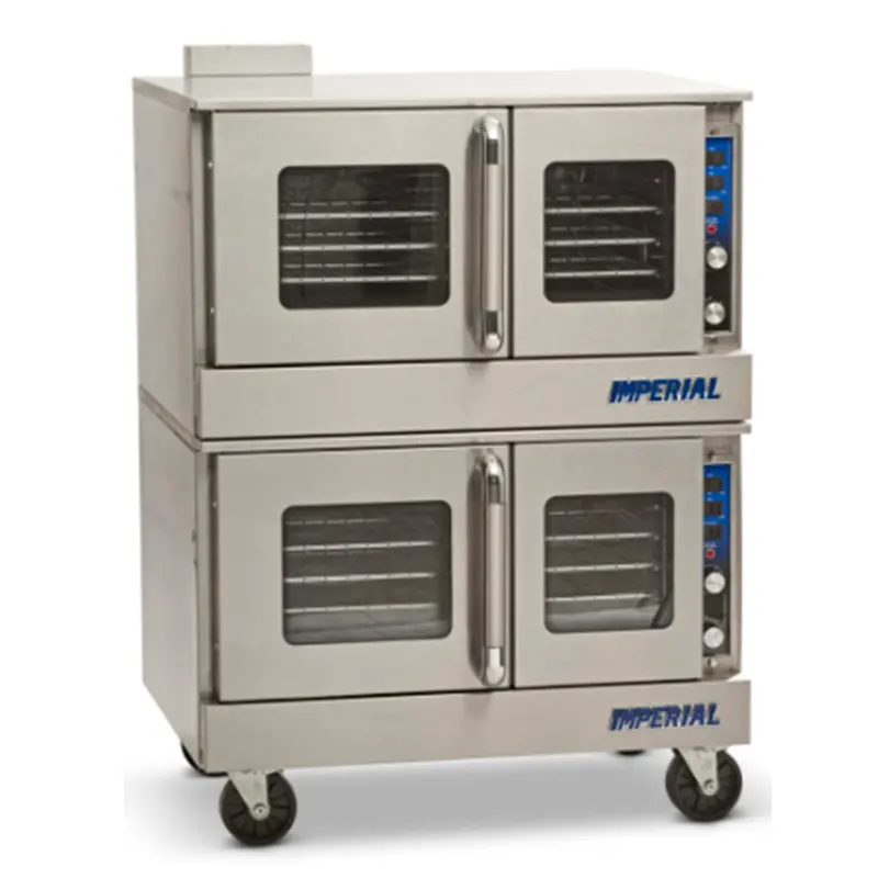 Imperial Double Deck Full Size Gas Convection Oven With Thermostatic Controls Prv-2 1