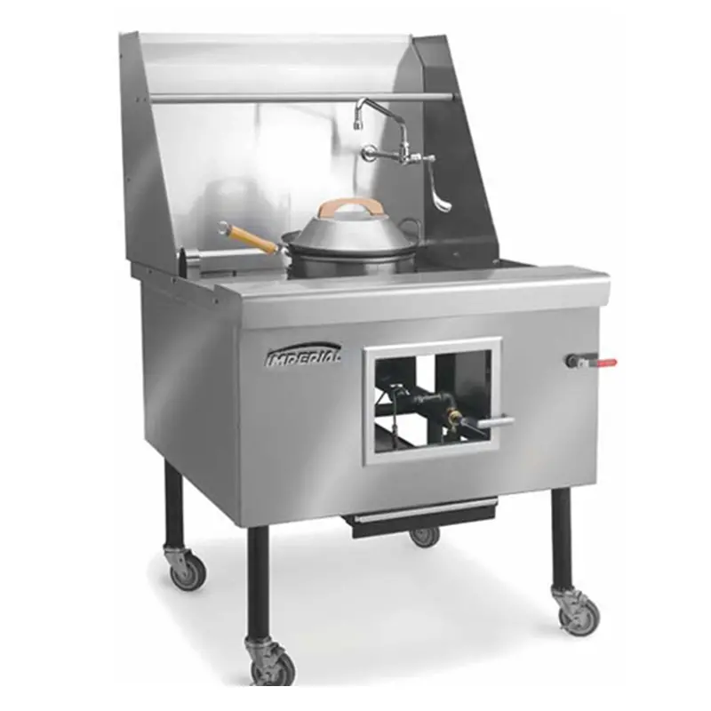 Imperial Six Chamber Natural Gas Chinese Wok Range Icra-6 1