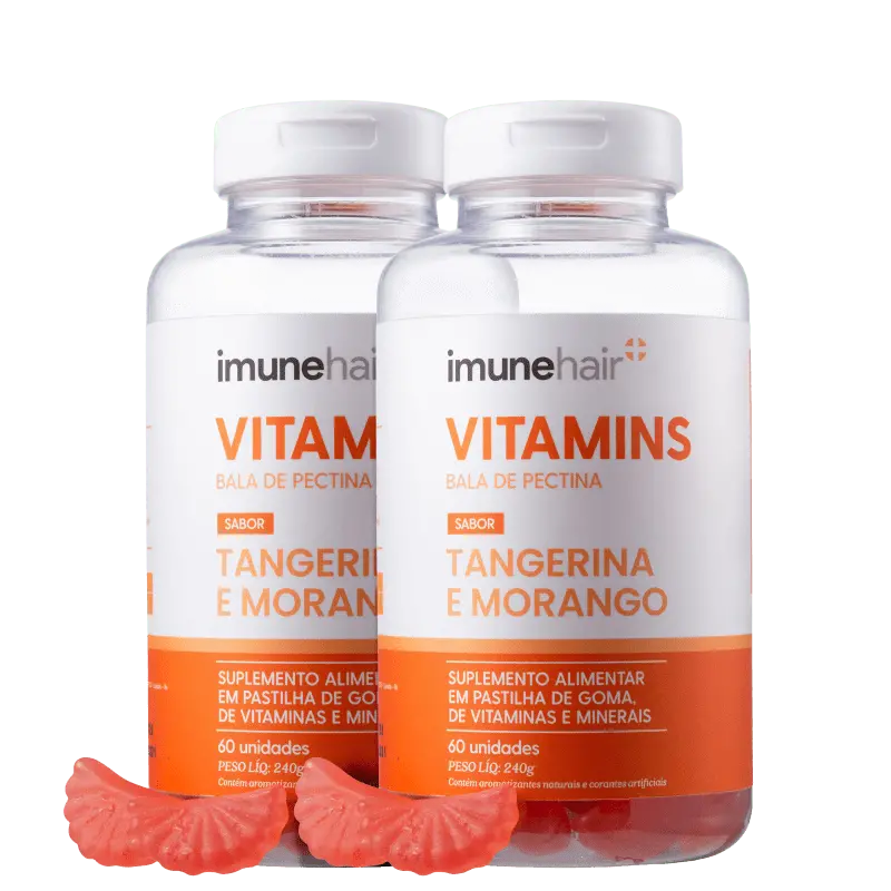 Imunehair Kit Vitamins Bala De Pectina Duo (2 Products) 1