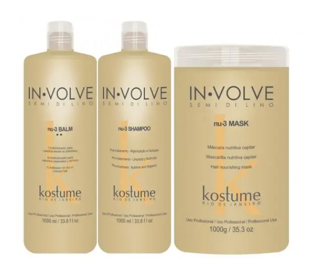 In Volve Semi Di Lino Home Care Nutrition Repair Treatment 3 Products - Kostume 1
