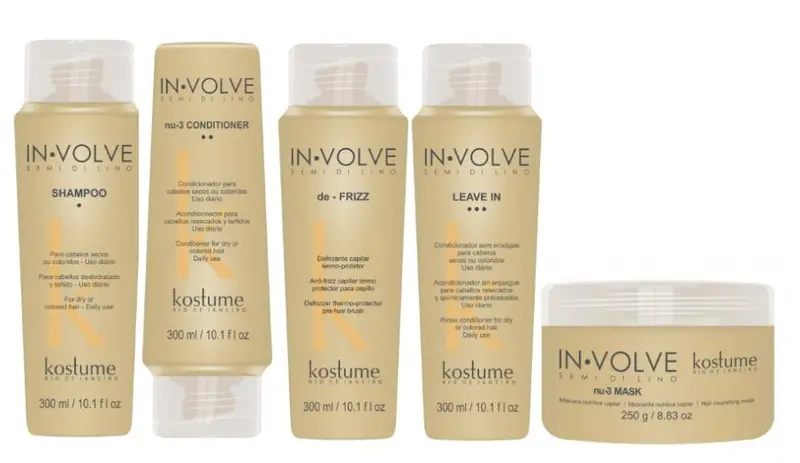 In Volve Semi Di Lino Home Care Nutrition Repair Treatment 5 Products - Kostume 1