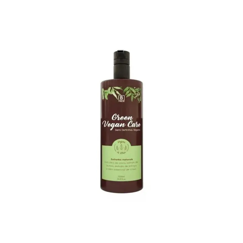 Inblue Green Vegan Semi Definitive Vegan Progressive Brush Hair Straightening 1L 1