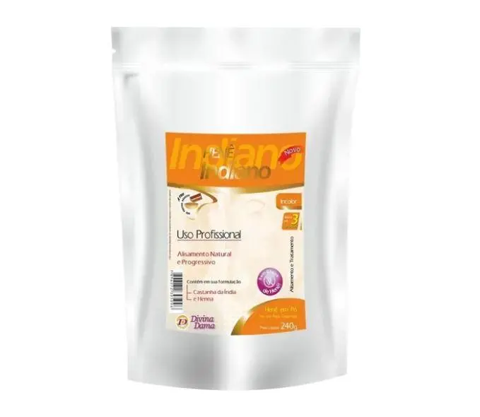 Indian Henê Colorless Smelless Powder Straightening Henna 240G - Divina Dama 1