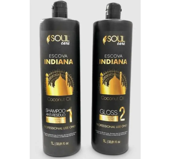 Indian Progressive Coconut Oil Hair Plastic Keratin Treatment Kit 2X1l - Soul Care 1