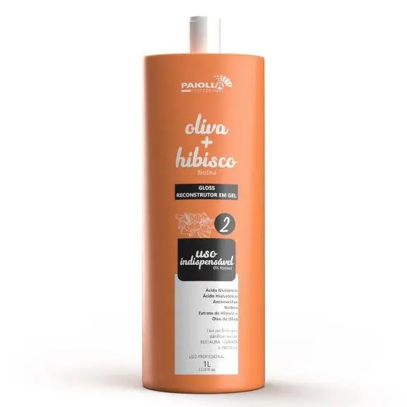 Indispensable Use Progressive Brush Treatment Oliva Hibiscus Gel 1L - Paiolla 1
