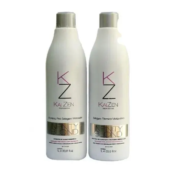 Infinity Blond Tinting Thermal Anti Frizz Hydration Sealing Kit 2X1l - Kaizen 1