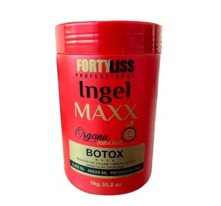 Ingel Maxx Organic Deep Hair Mask Perfect Brush Volume Reducer Treatment 1Kg - Forty Liss 1