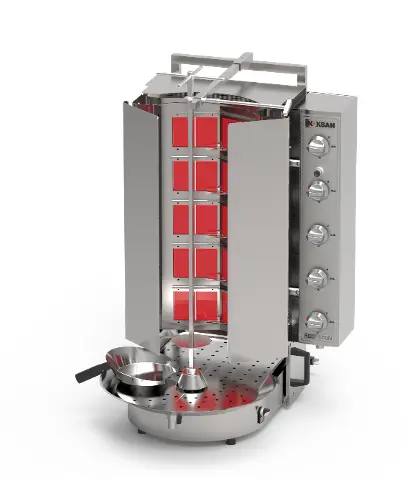 Inoksan Shawarma Doner Machine 5 Burner Natural Gas Ino-Pdg500n 1