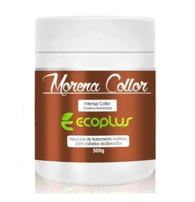 Intense Collor Morena Brown Hair Brunette Tinted Mask Ecoplus 500G - Ecoplus 1