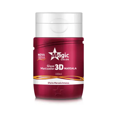 Intense Effect Red Marsala Treatment 3D Tinting Gloss Mask 100Ml - Magic Color 1
