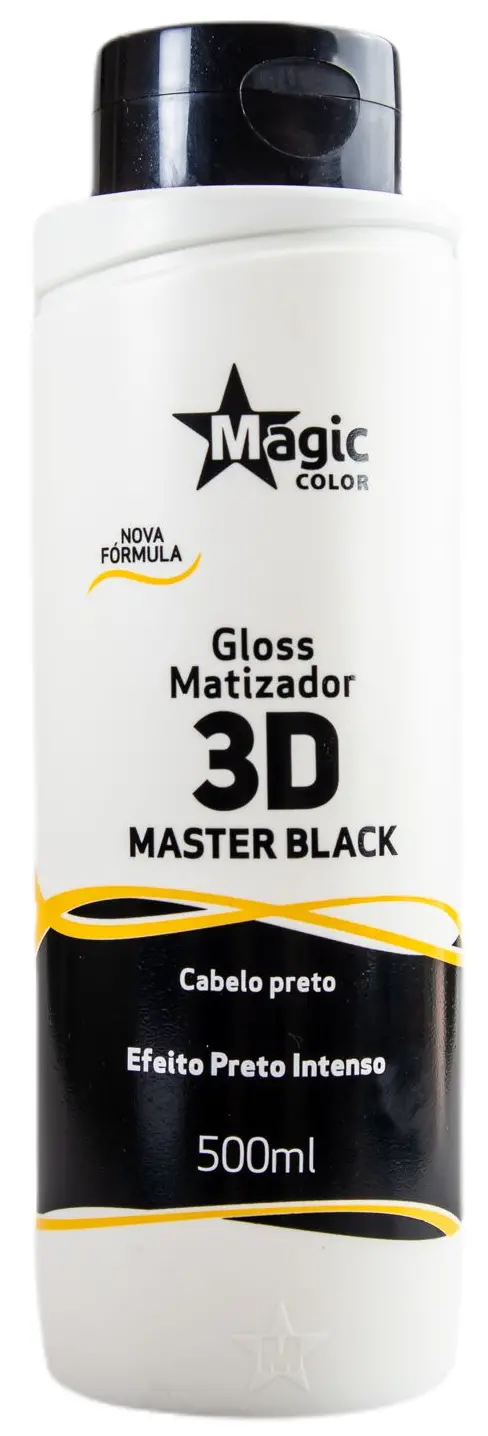 Intense Effect Treatment Master Black 3D Tinting Gloss Mask 500Ml - Magic Color 1