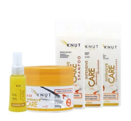 Intensive Care Hydration Softness Shine Anti Frizz Treatment Kit 5 Products - Knut 1
