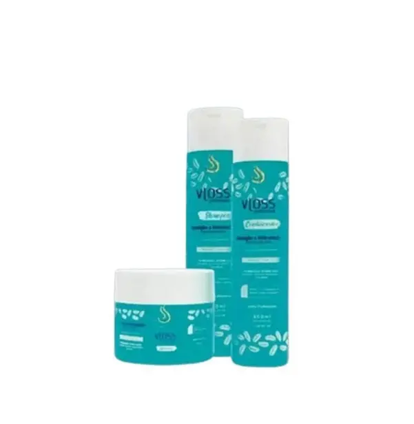 Intensive Nutrition Hydration Hair Treatment Home Care Kit 3X300 - Vloss 1