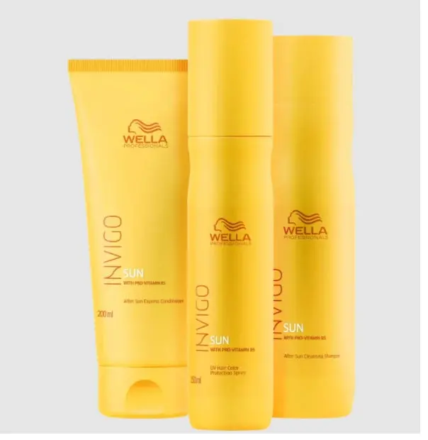 Invigo Sun Post Beach Sun Beach Pool Protection Hair Treatment Kit 3 Itens - Wella 1