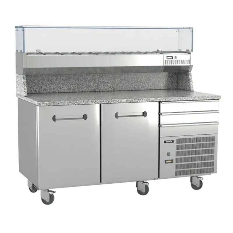 Italiana Foodtech 63" Pizza Prep Table Ipt63 1