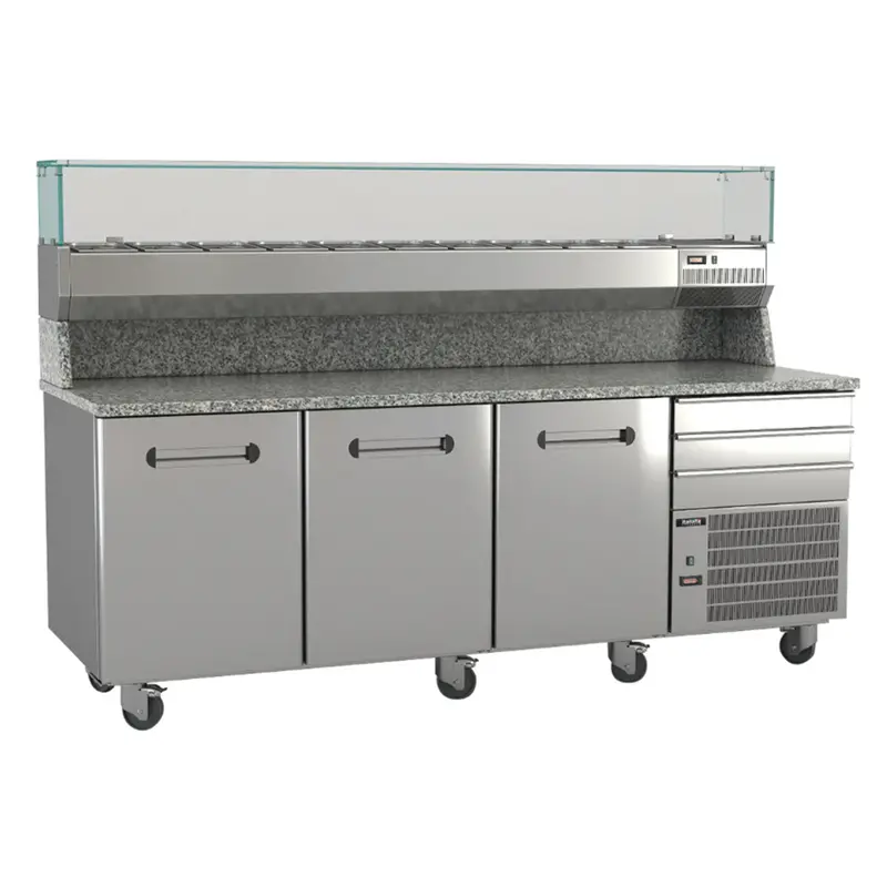 Italiana Foodtech 83" Pizza Prep Table Ipt83 1