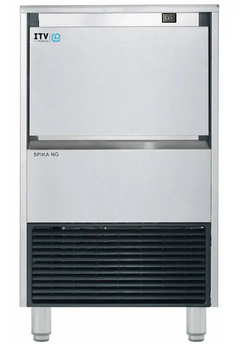 Itv Spika Ice Machine, Cube Shaped Ice - 134Lbs/24Hrs, 44Lbs Storage Ng130 1