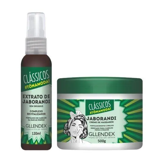 Jaborandi Complex Thin And Weak Hair Strengthening Shine Kit 2 Prod. - Gllendex 1