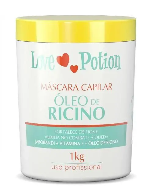 Jaborandi Vitamin E Ricino Castor Oil Capillary Treatment Mask 1Kg - Love Potion 1