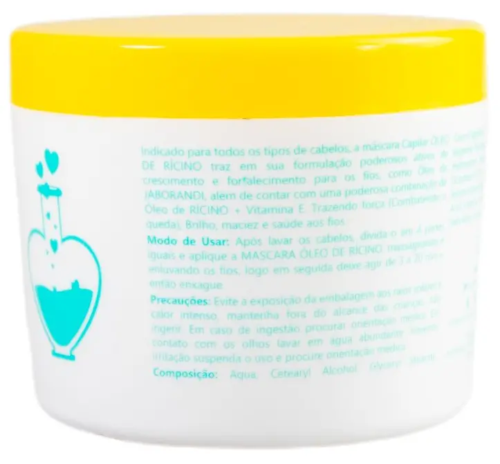 Jaborandi Vitamin E Ricino Castor Oil Hair Treatment Mask 300G - Love Potion 2
