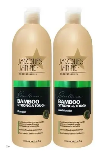 Jacques Janine Kit Bamboo Strong & Touch Sh + Cond 1000Ml - Jacques Janine 1