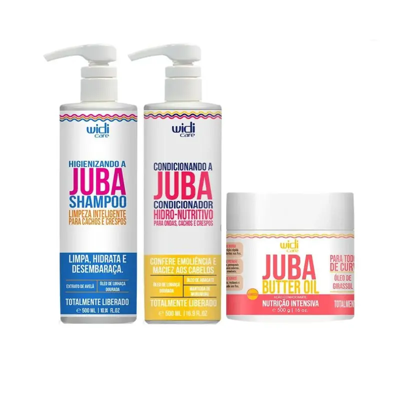 Juba Butter Curly Wavy Hair Definition Shine Hydration Kit Widi Care 1