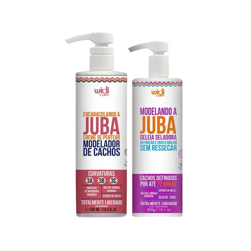 Juba Encaracolando + Modelando Curly Wavy Hair Definition Treatment Kit 1