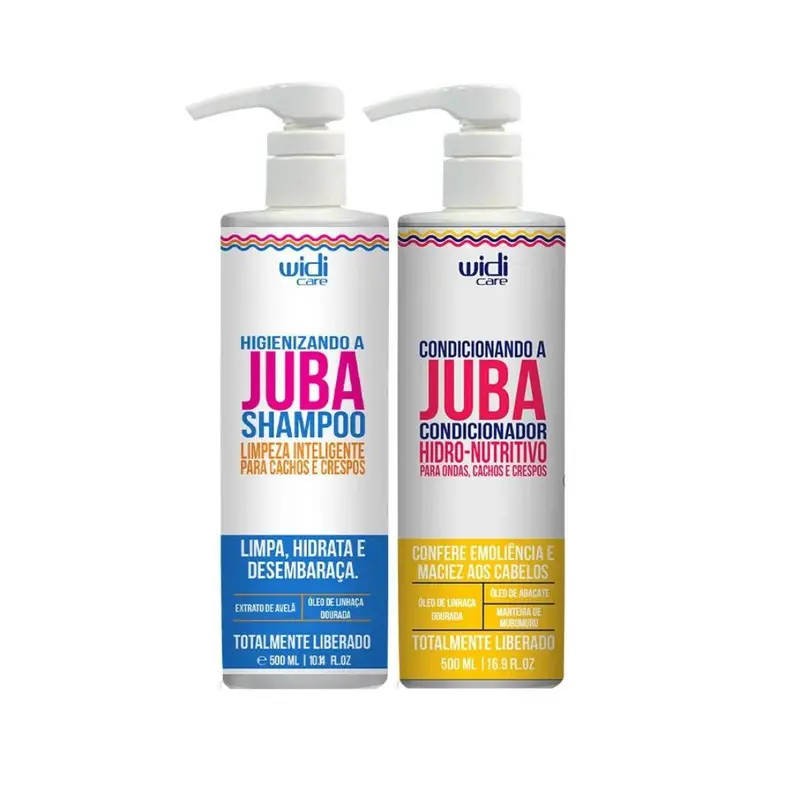 Juba Shampoo + Conditioner Curly Wavy Hair Definition Kit 2X 500Ml Widi Care 1