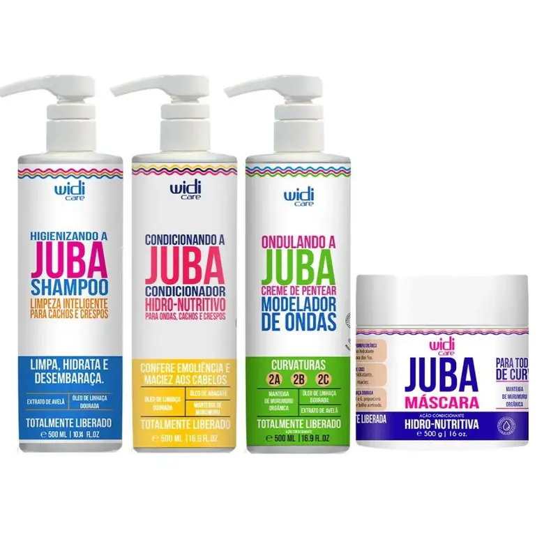 Juba Waving Curly Hair Hydration Shine Definition Treatment Kit Widi Care 1