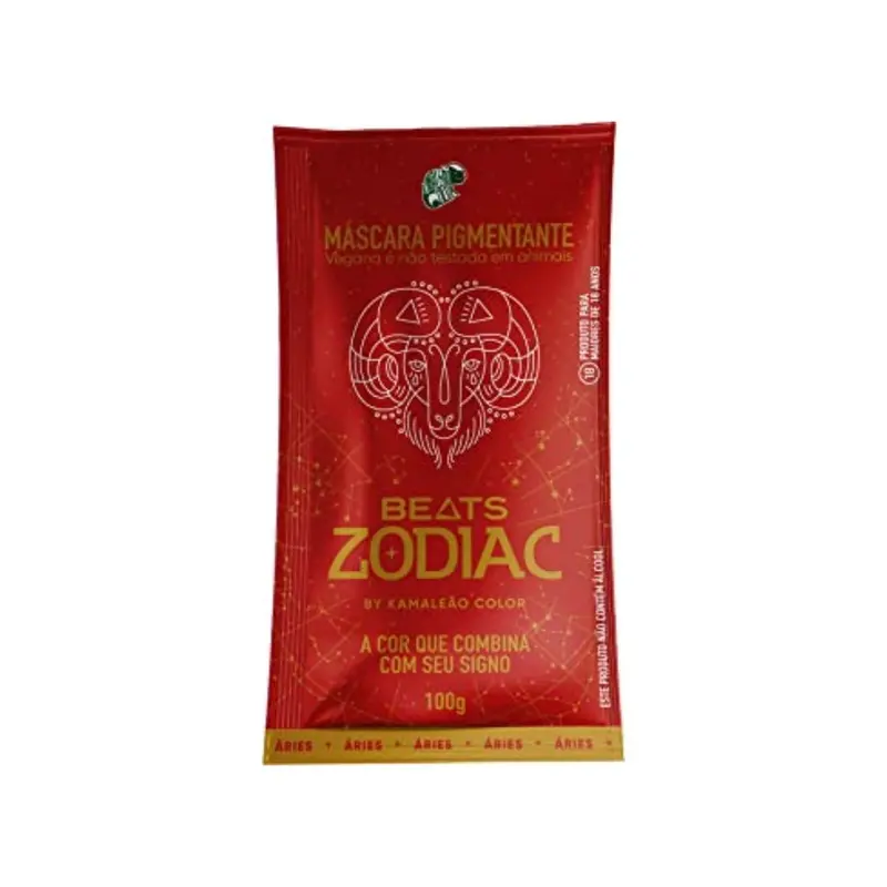Kamaleão Color Áries Beats Zodiac Pigment Mask 100G / 3.52 Fl Oz 1