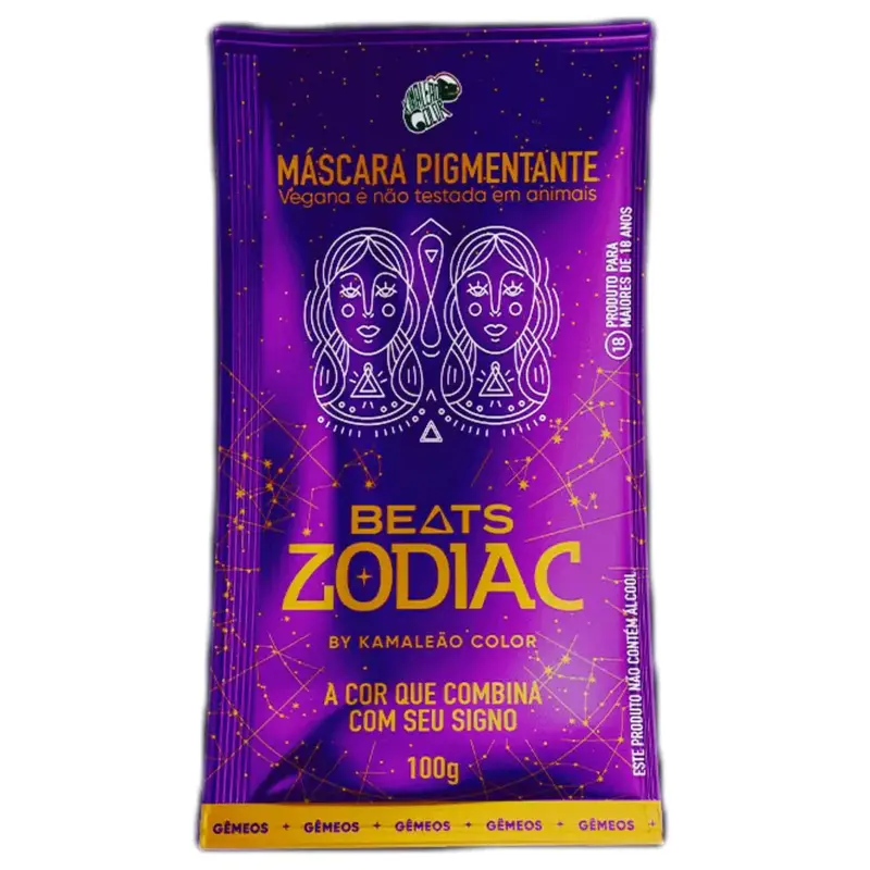 Kamaleão Color Gêmeos Beats Zodiac Pigment Mask 100G / 3.52 Fl Oz 1