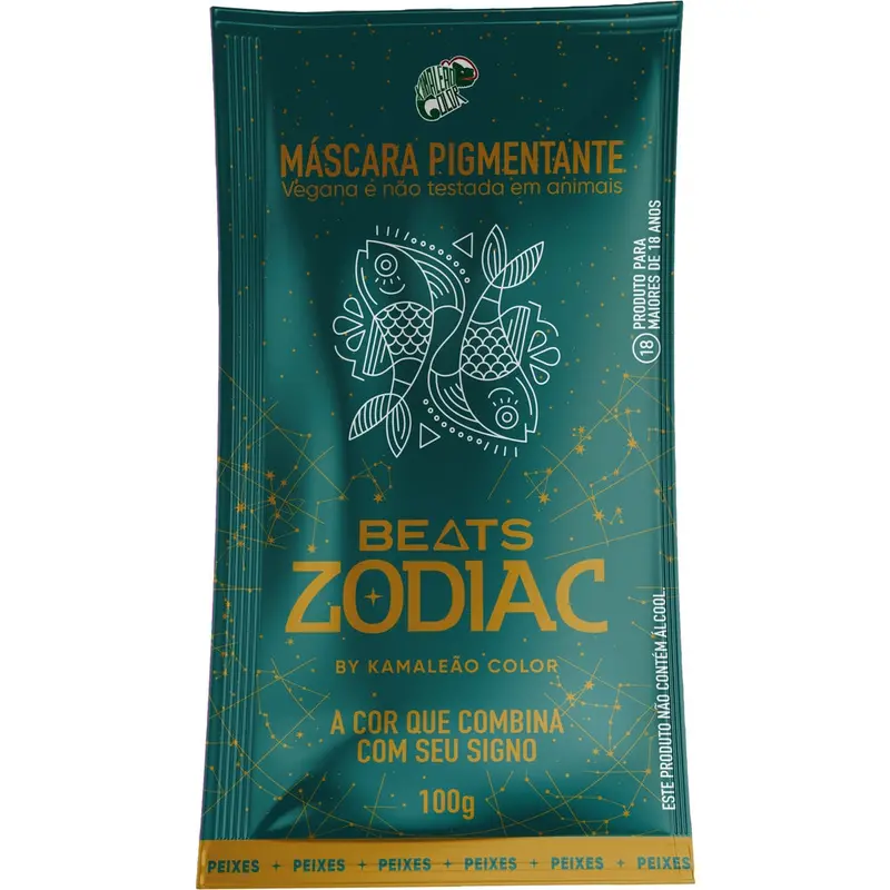 Kamaleão Color Peixes Beats Zodiac Pigment Mask 100G / 3.52 Fl Oz 1