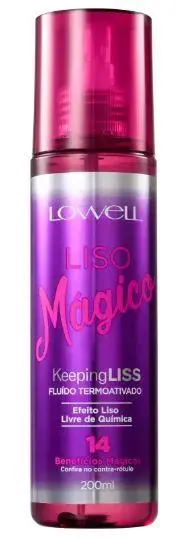 Keeping Liss Thermo Active Fluid Liso Mágico Perfect Smooth 200Ml - Lowell 1