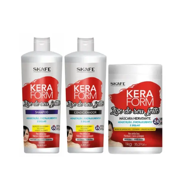 Keraform Liso Do Seu Jeito Smooth In Your Way Ultra Hydration Kit 3 Itens - Skafe 1