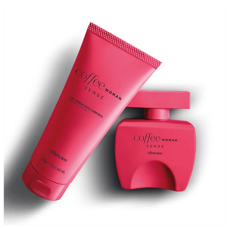 Kit Coffee Sense Woman: Deodorant Cologne, 100 Ml + Body Moisturizing Gel, 200 G - O Boticario 1