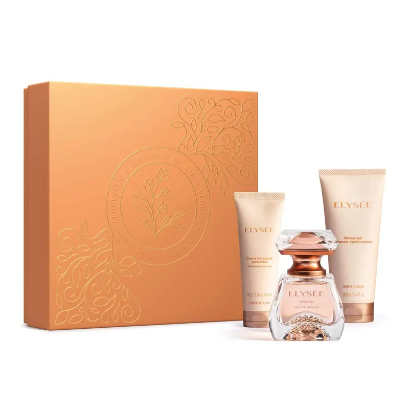 Kit Elysée: Eau De Parfum 50Ml + Shower Body Gel 100Ml + 50G Hand Cream - O Boticario 1