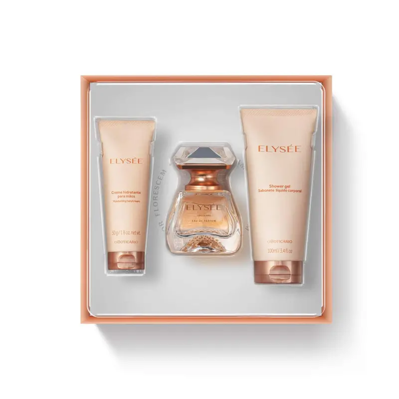Kit Elysée: Eau De Parfum 50Ml + Shower Body Gel 100Ml + 50G Hand Cream - O Boticario 2