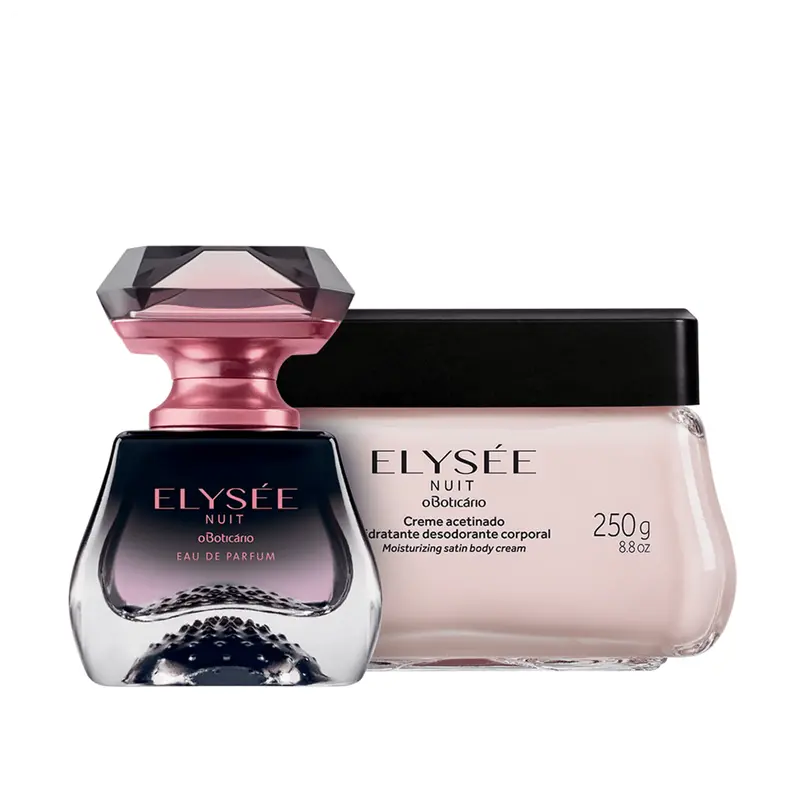 Kit Elysée Nuit: Eau De Parfum 50Ml + Cream Cream Deodorant Body Moisturizer 250G - O Boticario 1