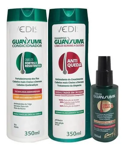 Kit Guanxuma Shampoo Conditioner E Tonic Vedis - Vedis 1