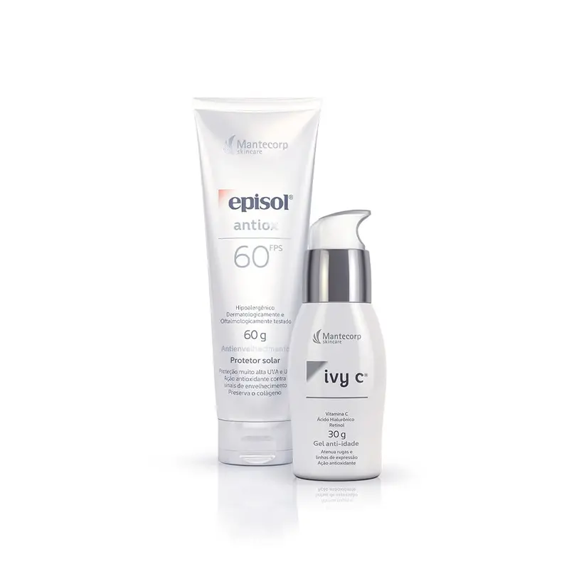 Kit Ivy C Rejuvenating Gel + Episol Antiox Sunscreen 60 G Free - Mantecorp 1