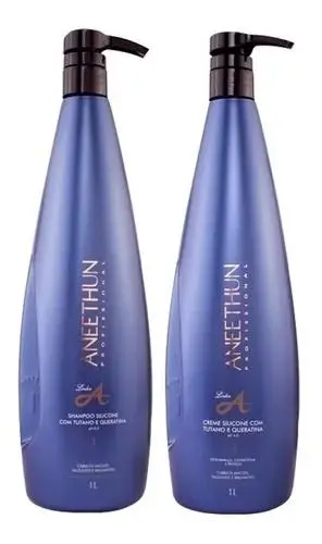 Kit Line A Liter Shampoo + Siliconecream Aneethun 1