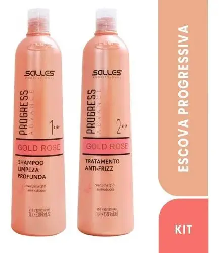 Kit Progressive Advance Gold Rose Salles Professional 2X1 Lt - Salles 1
