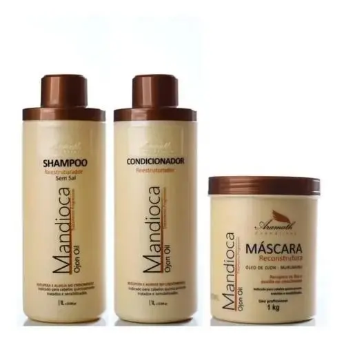 Kit Reconstructor Cassava Aramath Professional (3X 1000Ml) - Aramath 1