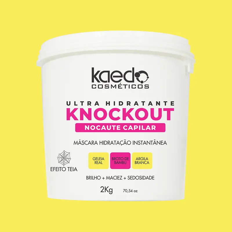 Knockout Royal Jelly White Clay Bamboo Hydration Web Effect Mask 2Kg - Kaedo 1