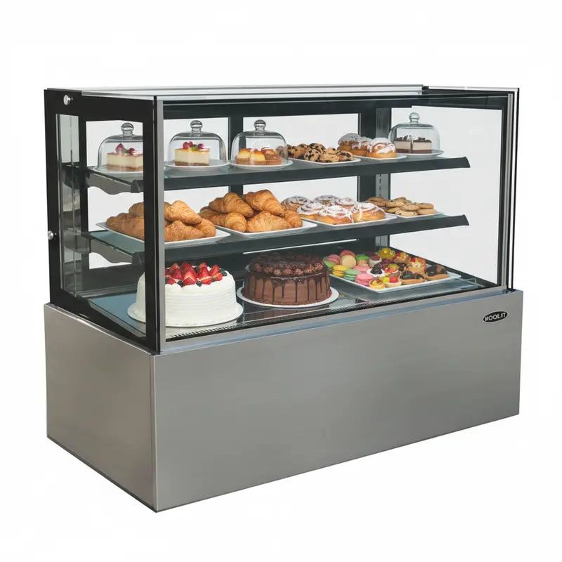 Kool-It  35" Floor Model Full Service Refrigerated Display Case  10 Cu. Ft. - Kbf-36 1