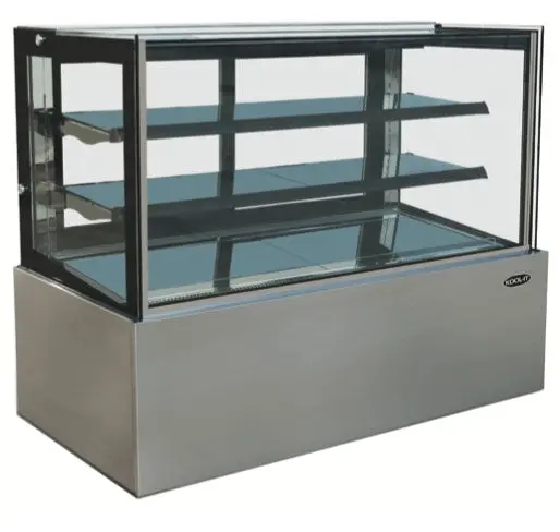 Kool-It 70" Floor Model Full Service Dry Display Case 21.5 Cu. Ft - Kbf-72D 1
