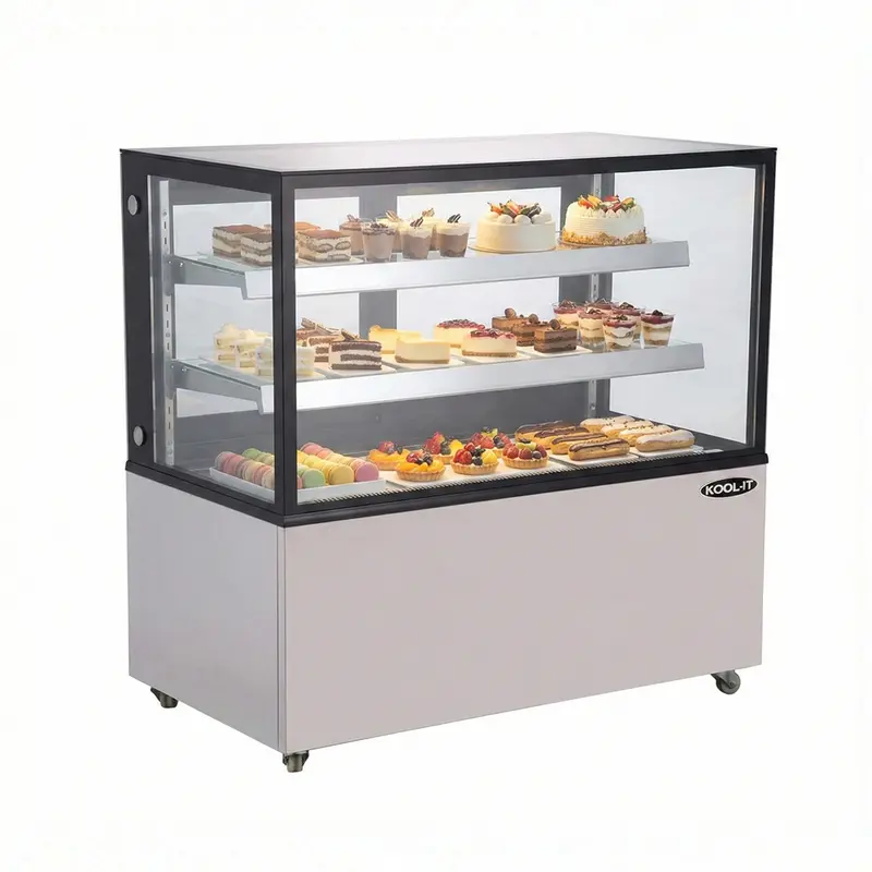 Kool-It 70" Floor Model Full Service Refrigerated Display Case 21.5 Cu. Ft - Kbf-72 1