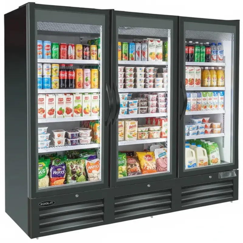 Kool-It Triple Door Merchandiser Cooler Kgr-78Bb 1